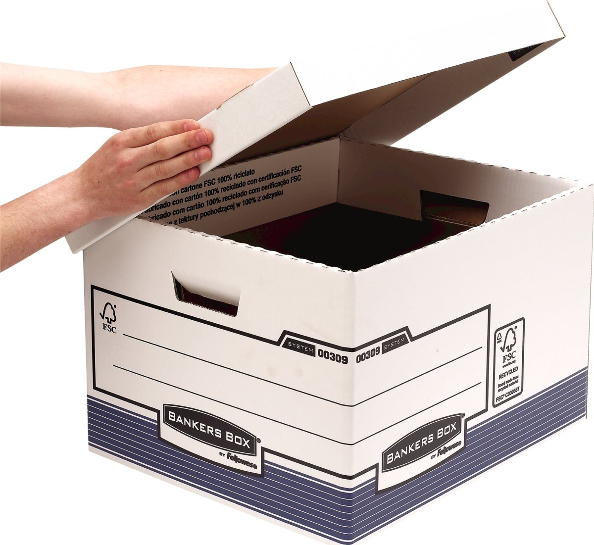 Arkiveringsbox Bankers Box System Large
