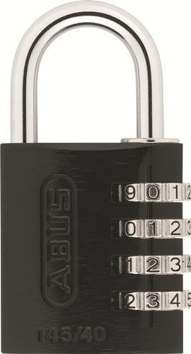 Kodlås ABUS 145/40 mm Svart