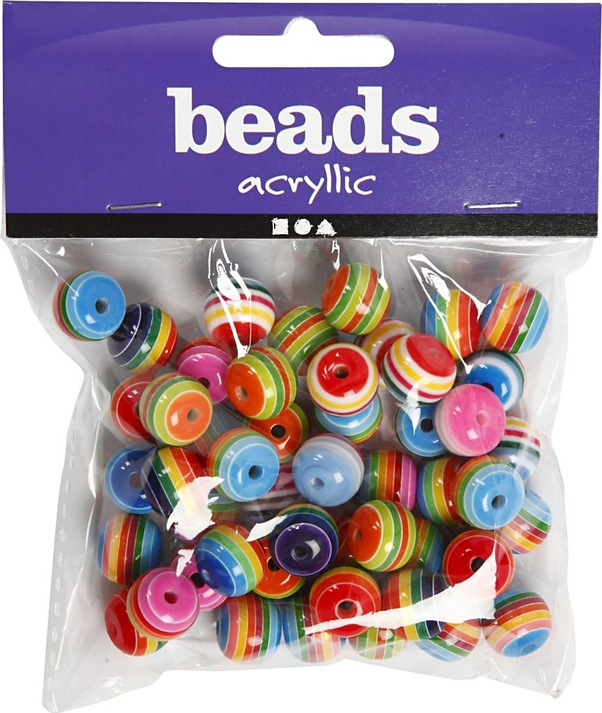 Akrylpärlor Beads 12 mm 50 st