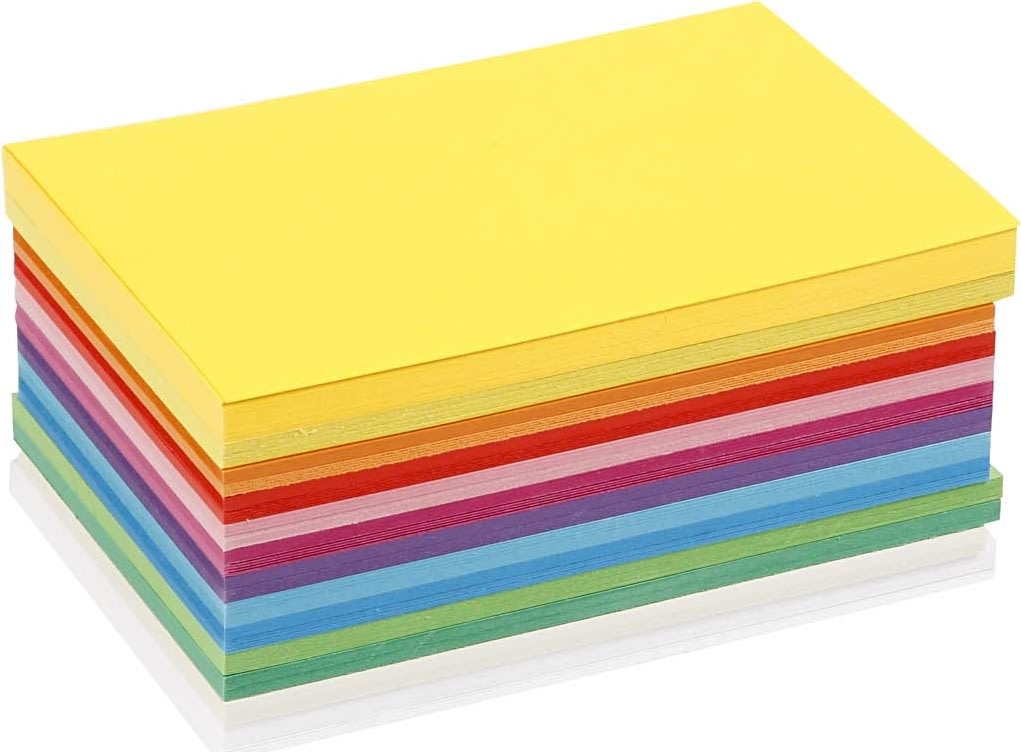 Vårkartong Colortime A5 180 g 60 ark Blandade färg