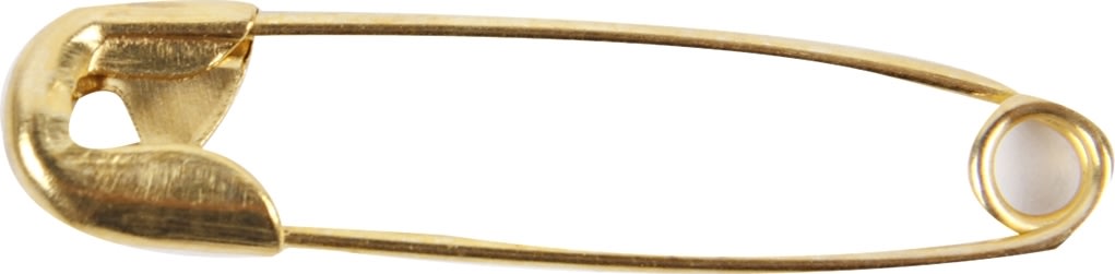 Säkerhetsnålar 22 mm Guld 500 st
