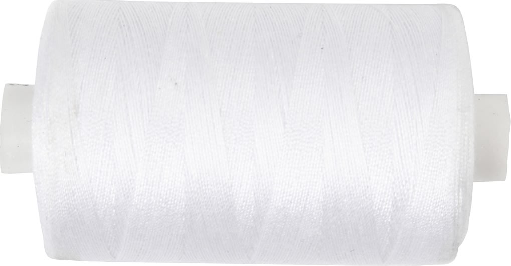 Sytråd Polyester 1000 m Vit