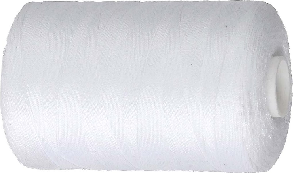 Sytråd Polyester 1000 m Vit