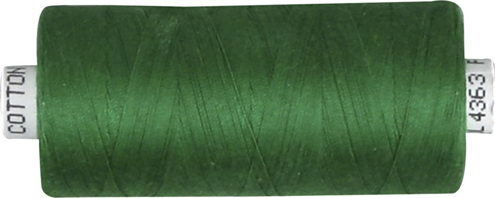 Sytråd, bomuld, 1000 m, grøn
