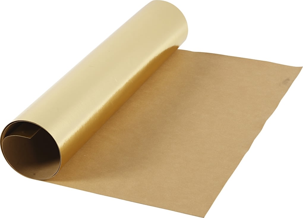 Läderpapper 350g/m² 49x100 cm gul