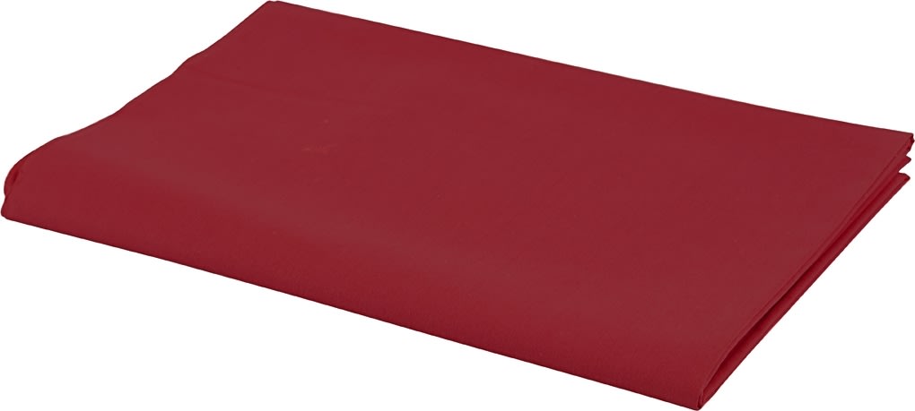Bomullstyg140g/m² 1.45x10m röd
