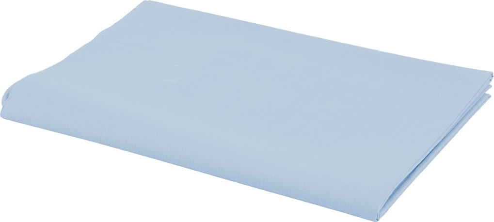 Bomullstyg 140g/m² 1.45x10m ljusblå