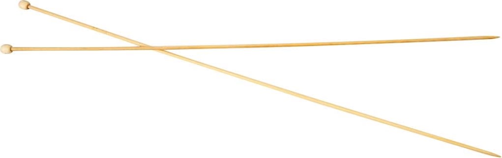 Sticknålar nr 2.5, L: 35 cm, bambu