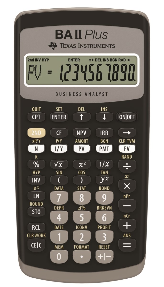 Texas Instruments BA-II Plus finansräknare
