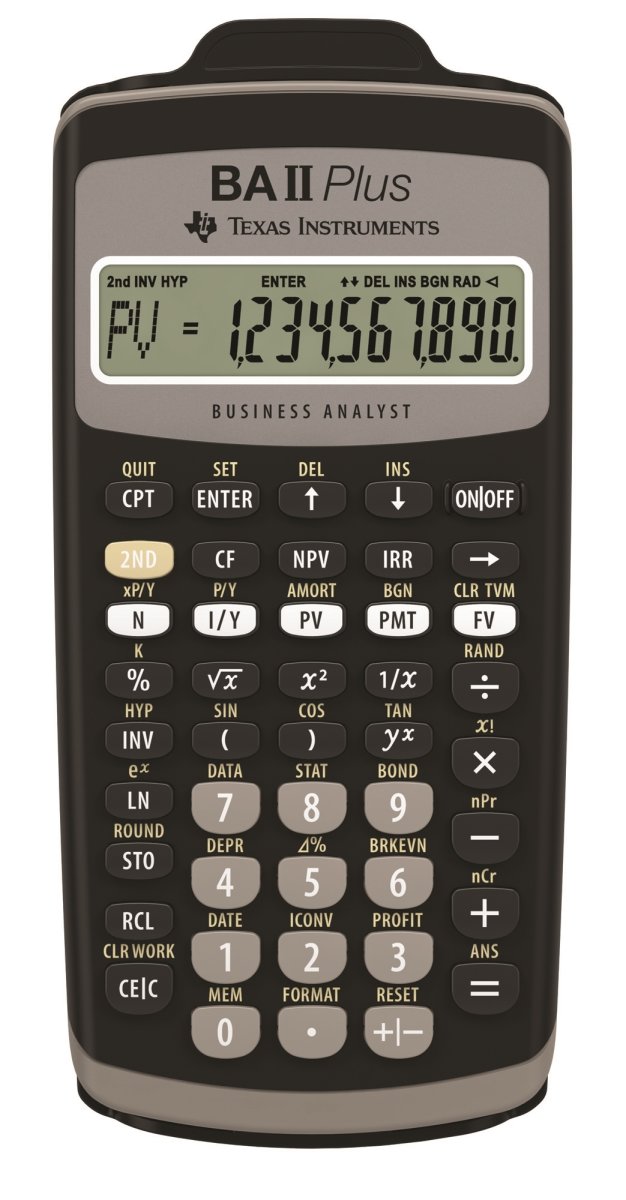 Texas Instruments BA-II Plus finansregner