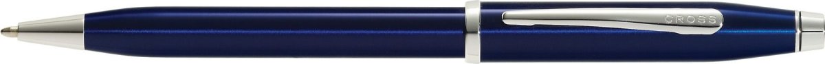 Cross Century II kuglepen, Blue Lacquer/Rhodium