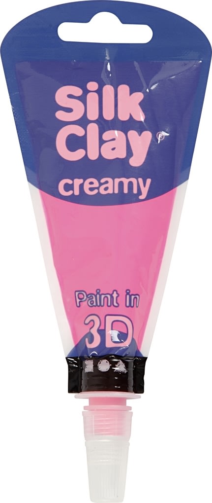 Modellera Silk Clay Creamy 35ml neonrosa