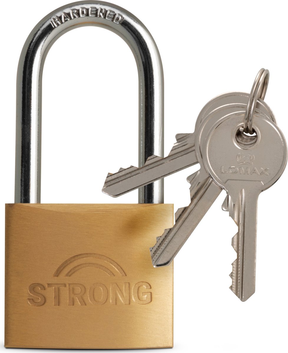 Hänglås STRONG 40 mm – Lång bygel