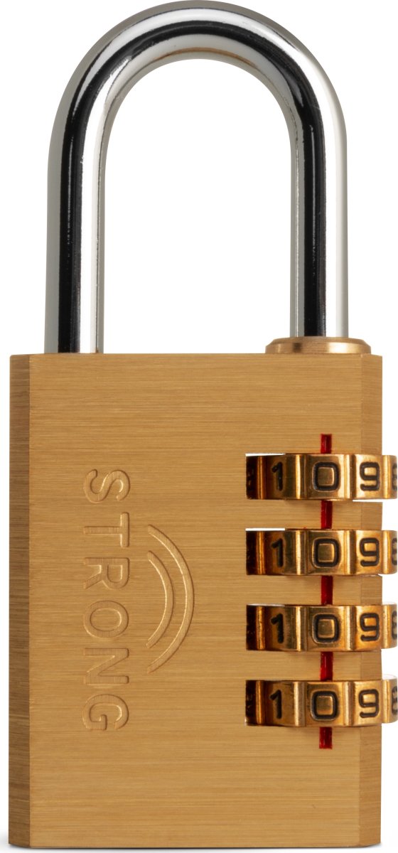Hänglås STRONG 40 mm – 4-siffrigt kombinationslås