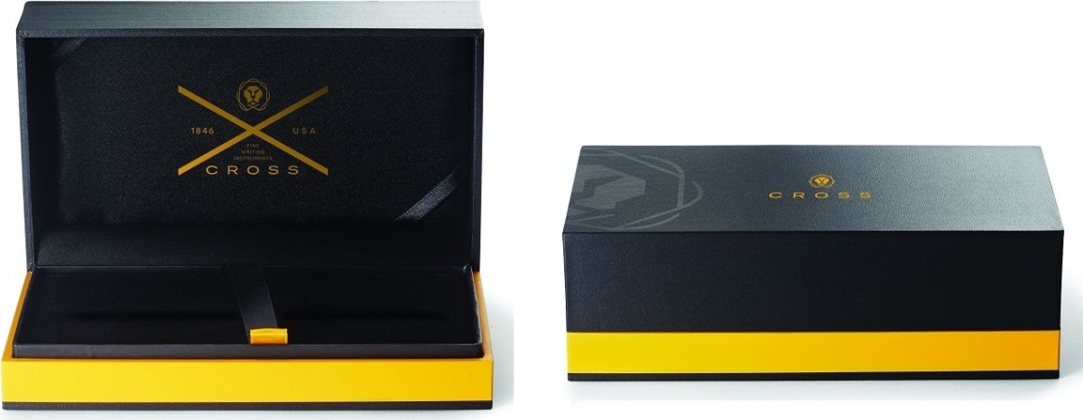 Cross Century II kulspetspenna, Black Lacquer/Rhod
