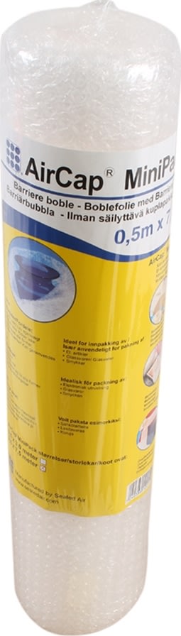 Bubbelplast mini 50cm x 50m