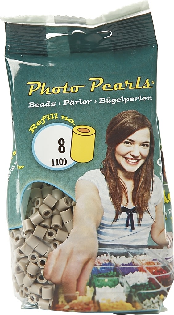 Photo Pearls Rörpärlor 1100 st askgrå 8