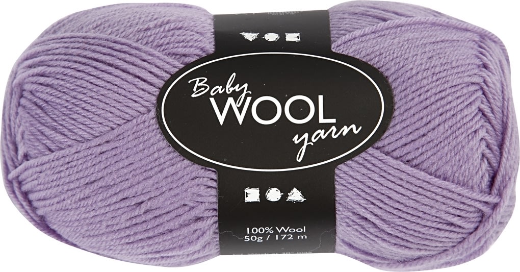 Babygarn 14/4 50g lila