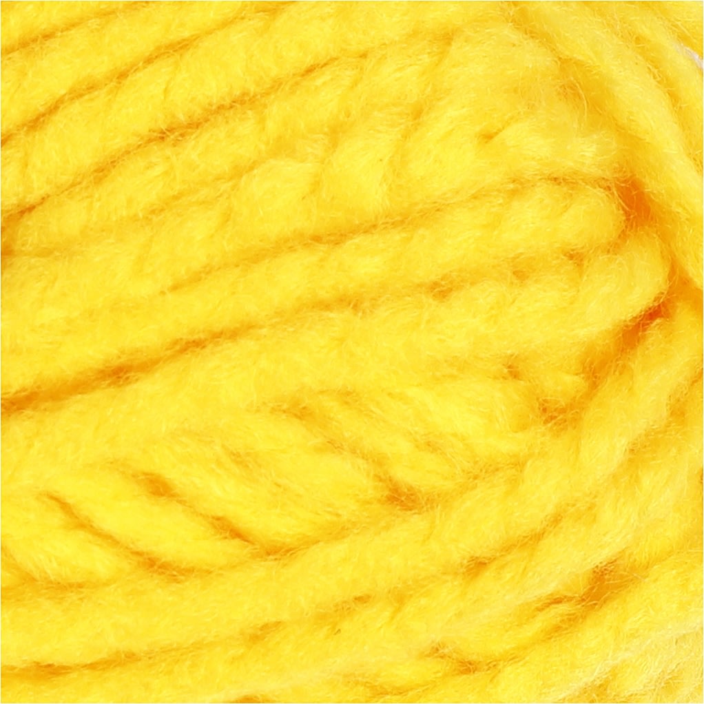 Akrylgarn Fantasia Maxi 50g gul