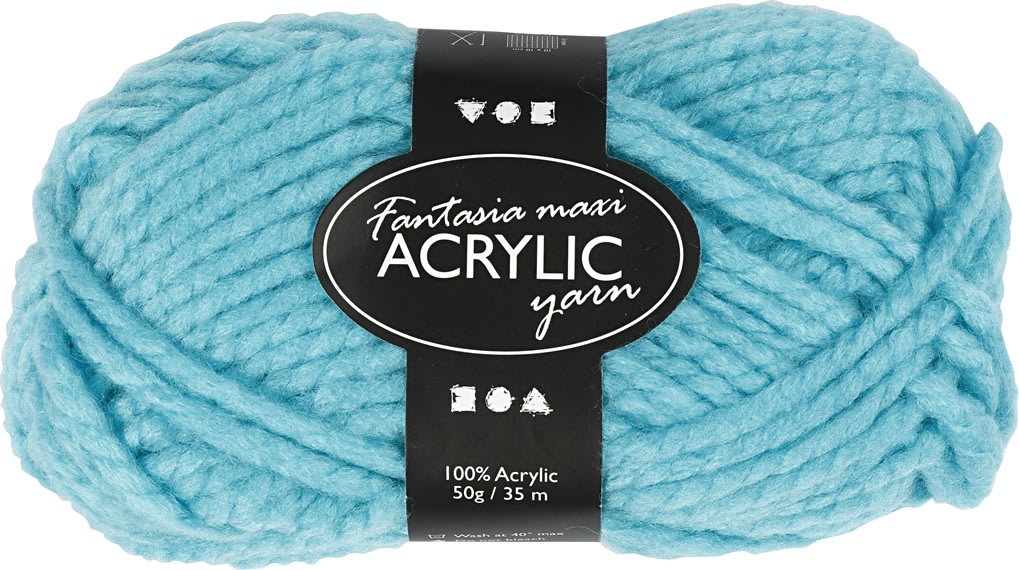 Akrylgarn Fantasia Maxi 50g turkos