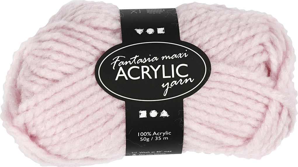 Akrylgarn Fantasia Maxi 50g klarrött