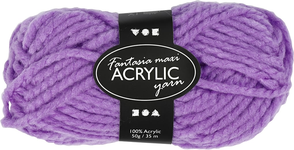 Akrylgarn Fantasia Maxi 50g lila