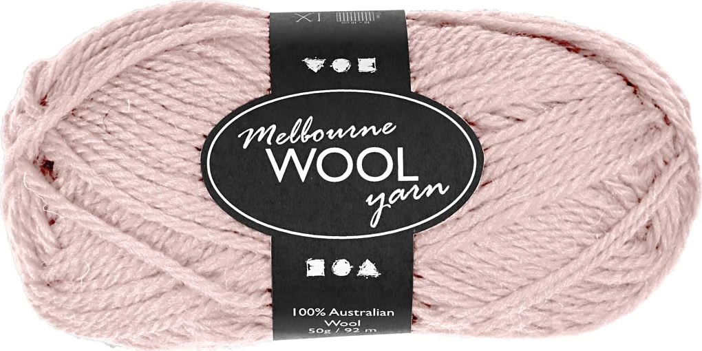 Ullgarn Melbourne 50g klarrött