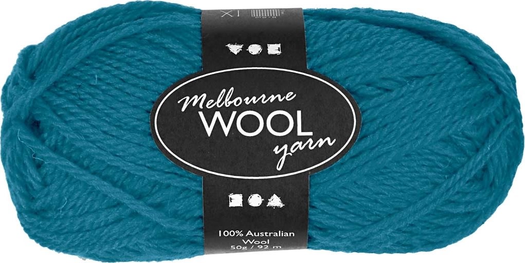 Ullgarn Melbourne Ulligt 50g petrol