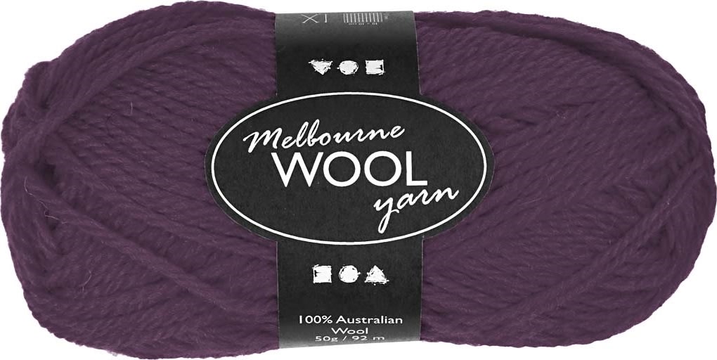 Ullgarn Melbourne 50g lila