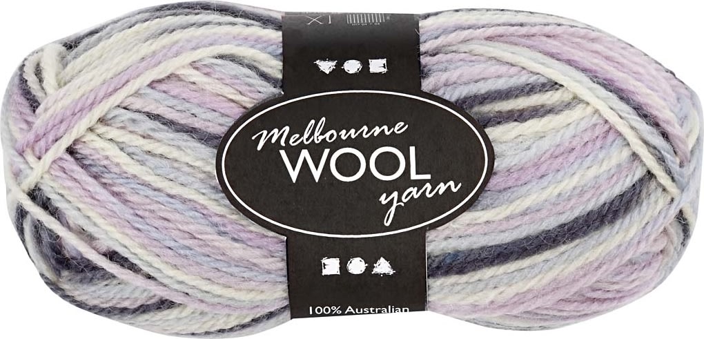Ullgarn Melbourne 50g pastell harmoni