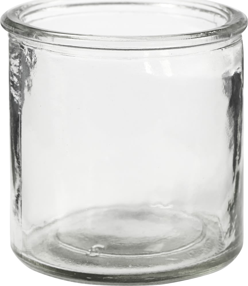 Ljusglas cylinder H 7,8 cm, 6 st