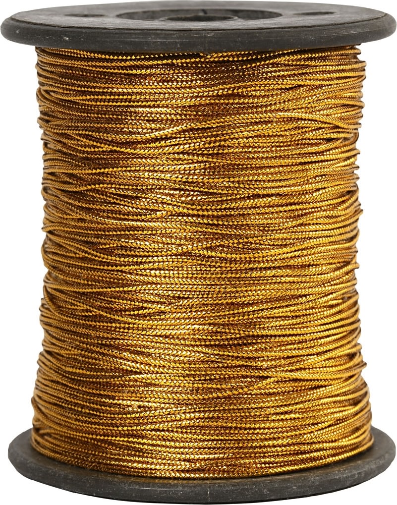 Presentsnöre 0,5 mm x 100 m Guld