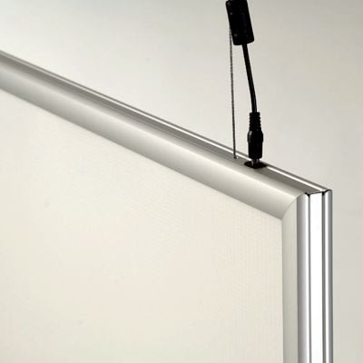 Snäppram Dubbelsidig LED A2 Vertikal