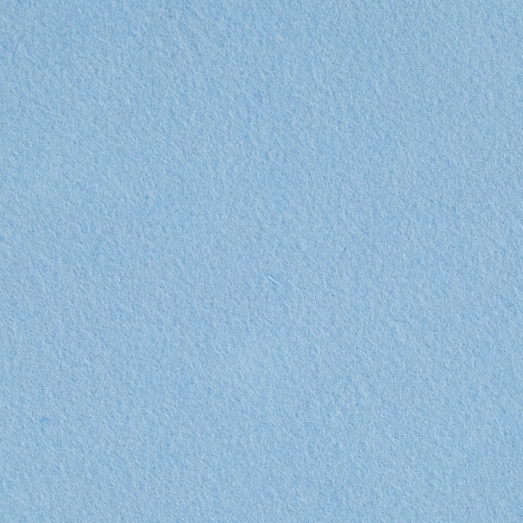 Hobbyfilt i rulle, 45cm x 5m, lys blå 