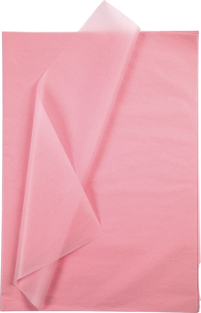 Silkepapir, 50x70 cm, 14g, 25 ark, pink