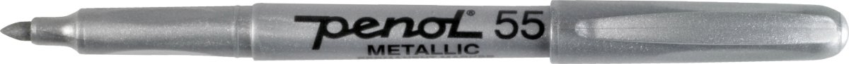 Penol 55 metallic märkpenna, silver