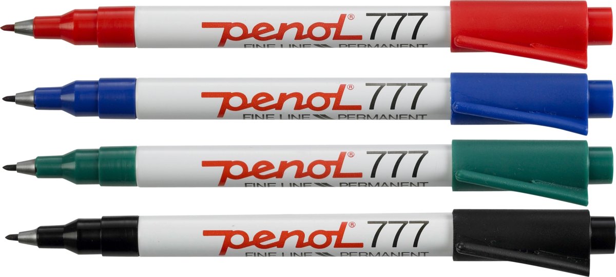 Penol 777 märkpenna, svart