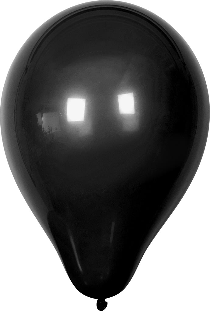 Ballonger 10 st Svart