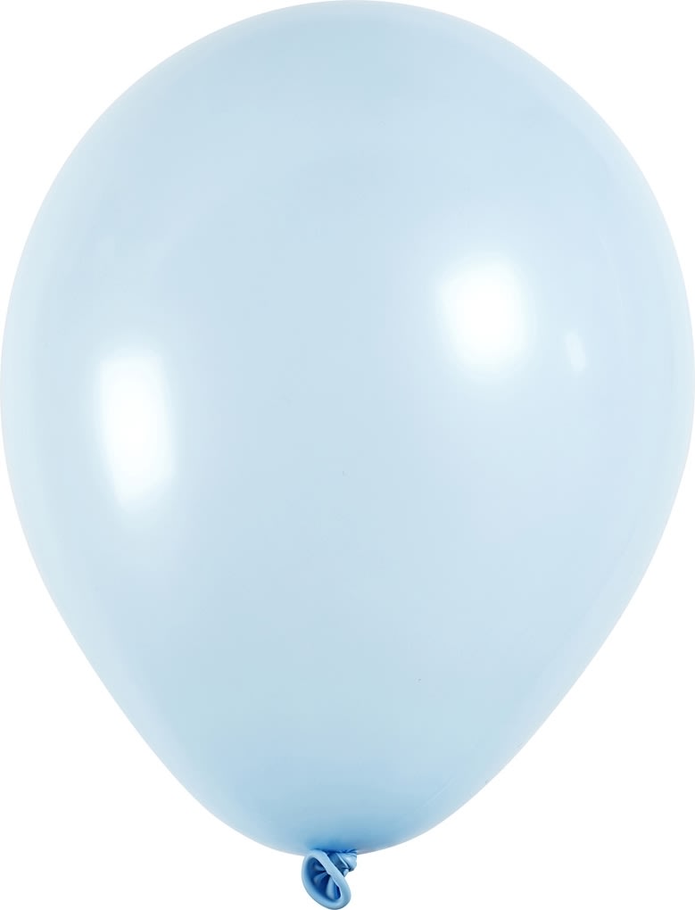 Ballonger 10 st Ljusblå