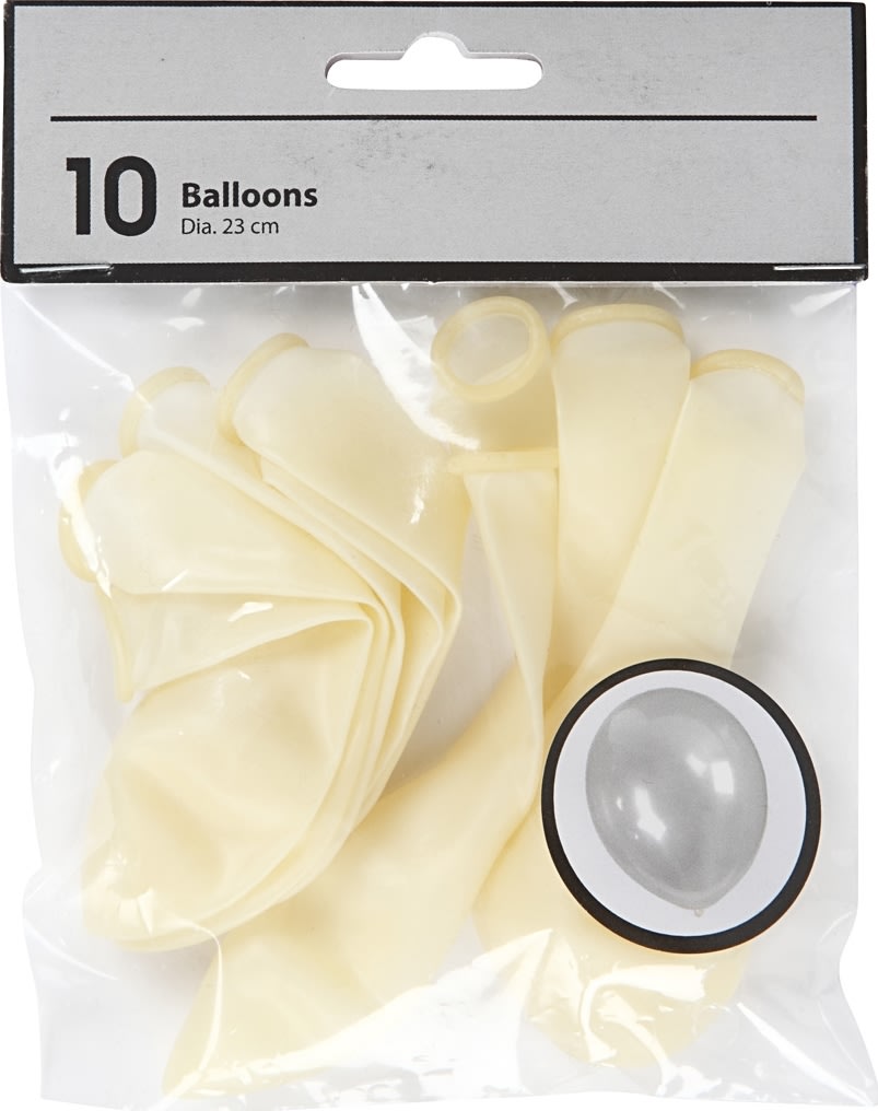 Ballonger 10 st Transparenta