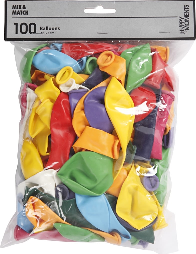 Ballonger 100 st Blandade färger
