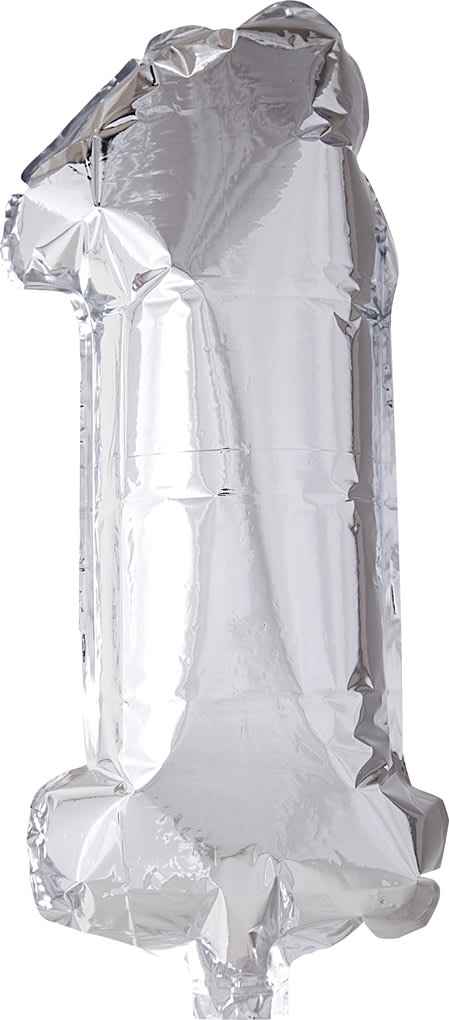 Folieballong Silver 1