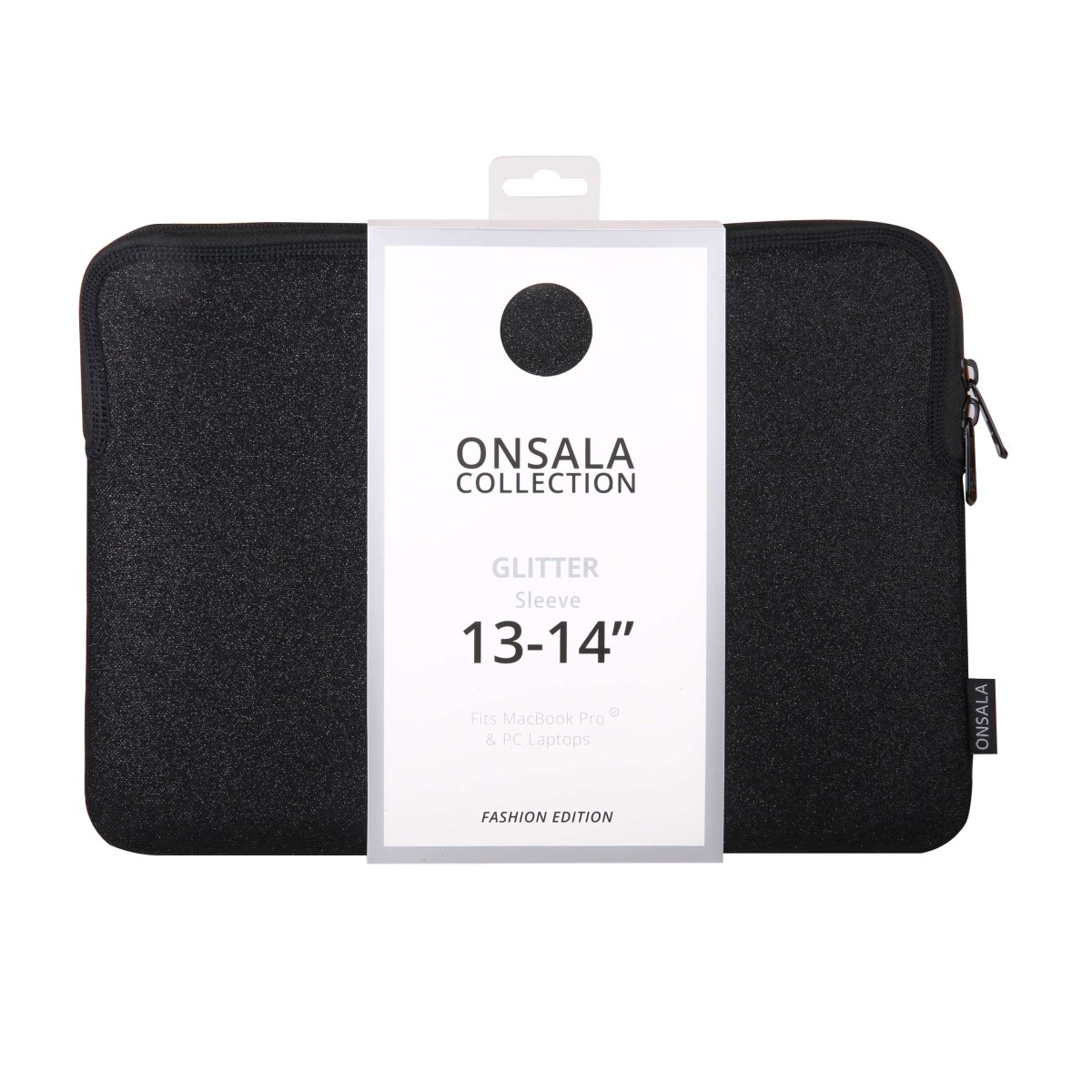 ONSALA 13/14" Glitterfodral, svart