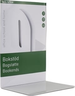 Bokstöd 20 cm, 2 st, vitt