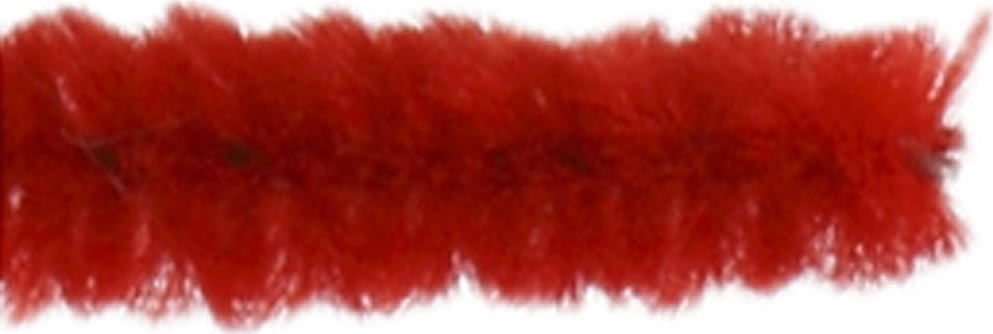 Piprensare Chenille 6 mm 50 st Röd