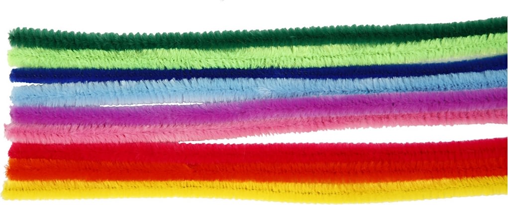 Piprensare Chenille 9 mm 25 st Blandade färger