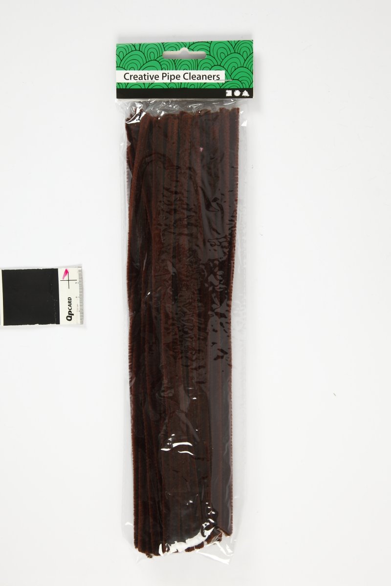 Piprensare Chenille 6 mm 50 st Brun