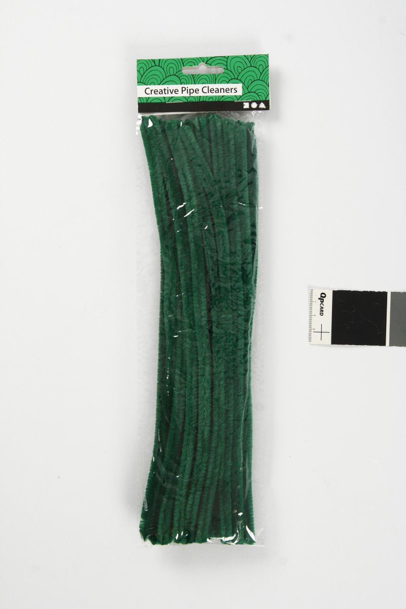 Piprensare Chenille 9 mm 25 st Grön
