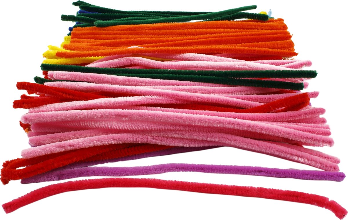 Piprensare Chenille 9 mm 200 st Blandade färger