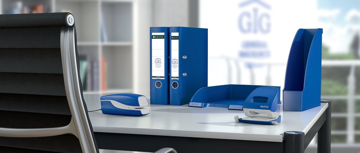 Elektrisk häftapparat Leitz 5533 | 20 ark | Blå